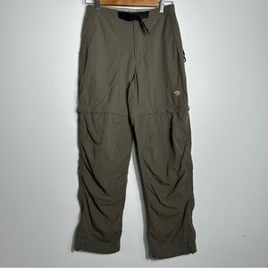 Mountain Hardwear Women’s Convertible Hiking Outdoor Pants, Size 6 Short, Green